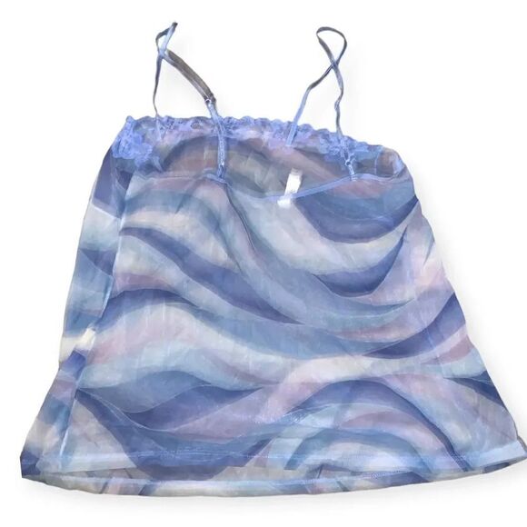 Y2k mesh swirl baby cami - Picture 2 of 3